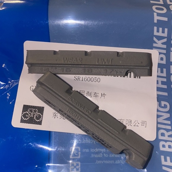 GIANT‎ SLR Carbon Brake Pads SLR0 Wheel System Fit - Picture 5 of 5